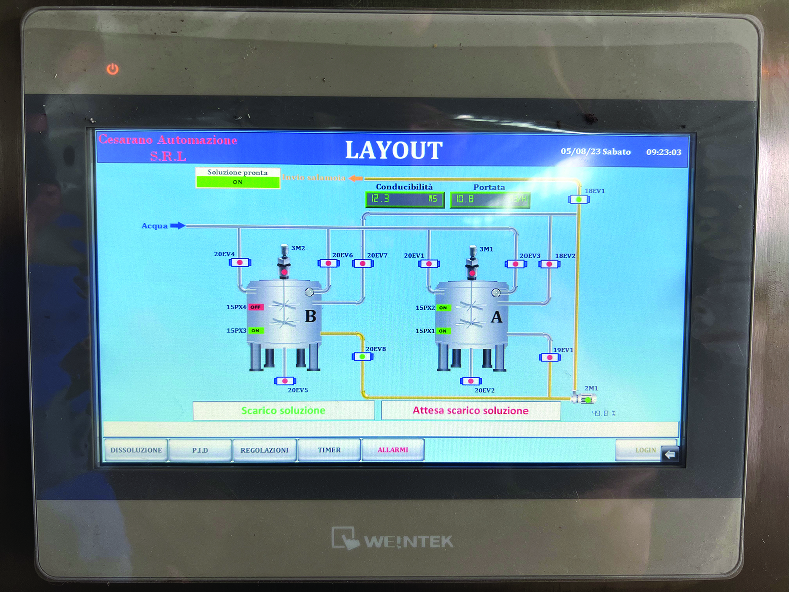 Correttore di salinità