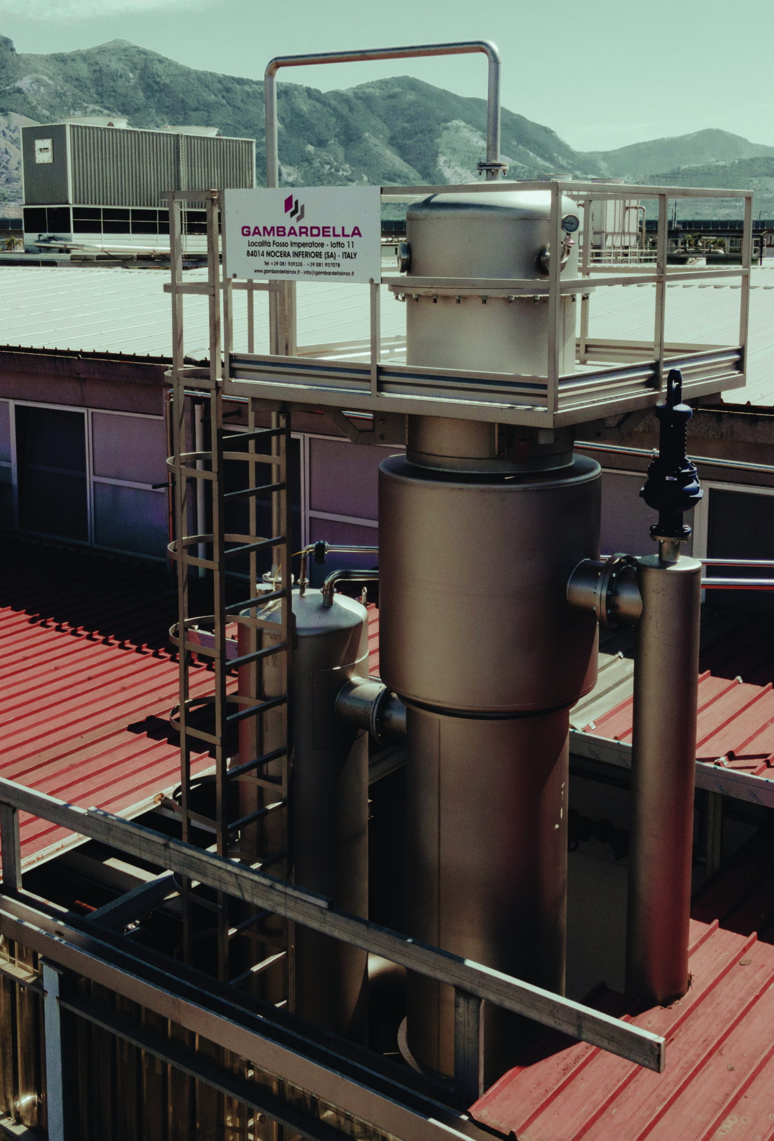 Impianto di inattivazione enzimatica pomodoro