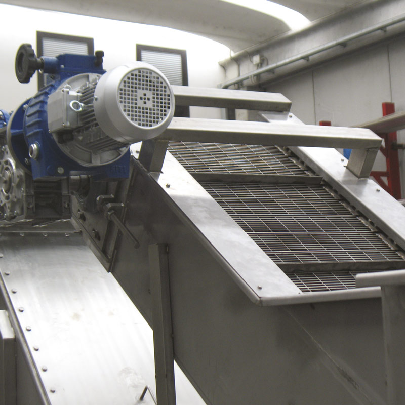 Vasca spietratrice defangatrice