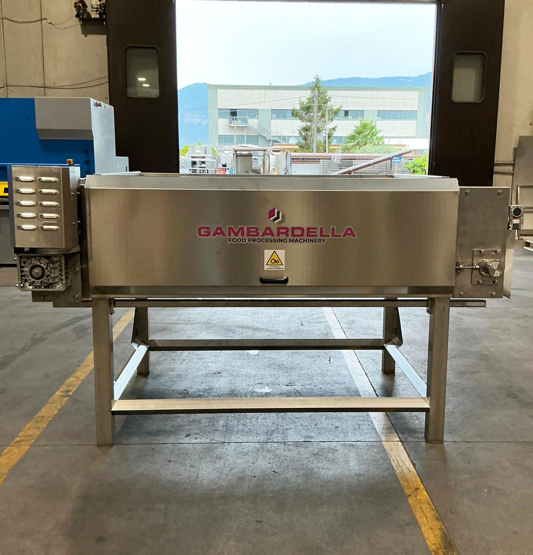 Calibratore in acciaio Inox a rulli gommati