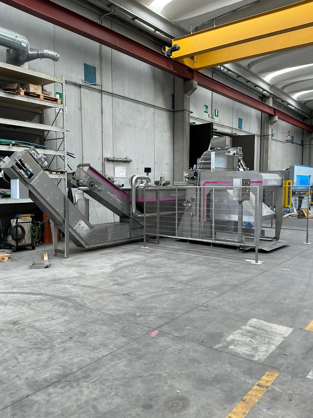 Vasca spietratice e defangatrice completa di ribaltacassoni e defogliatore